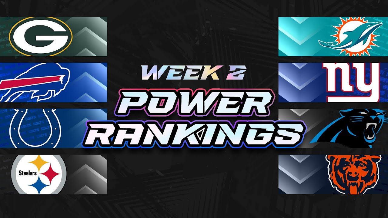 NFL Week 2 Power Rankings