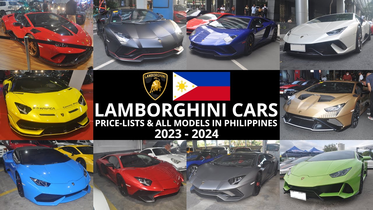 Lamborghini Cars Price List & All Models in Philippines 2023 - 2024 | SVJ, STO & Aventadors