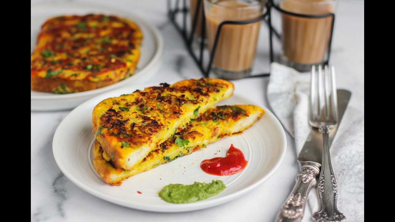 Vegan French Toast | Savory Masala Toast Recipe