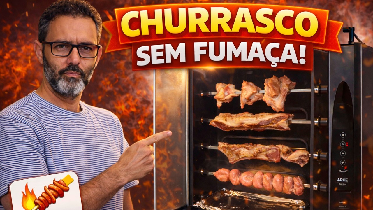 CHURRASCO PRÁTICO E GOSTOSO! 🔥 Vale a Pena Essa Churrasqueira Elétrica?
