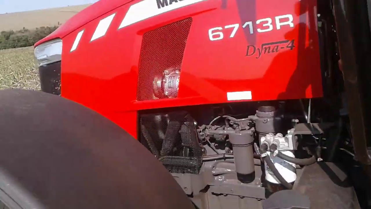 demonstração MF 6713 R e plantadeira MF 511