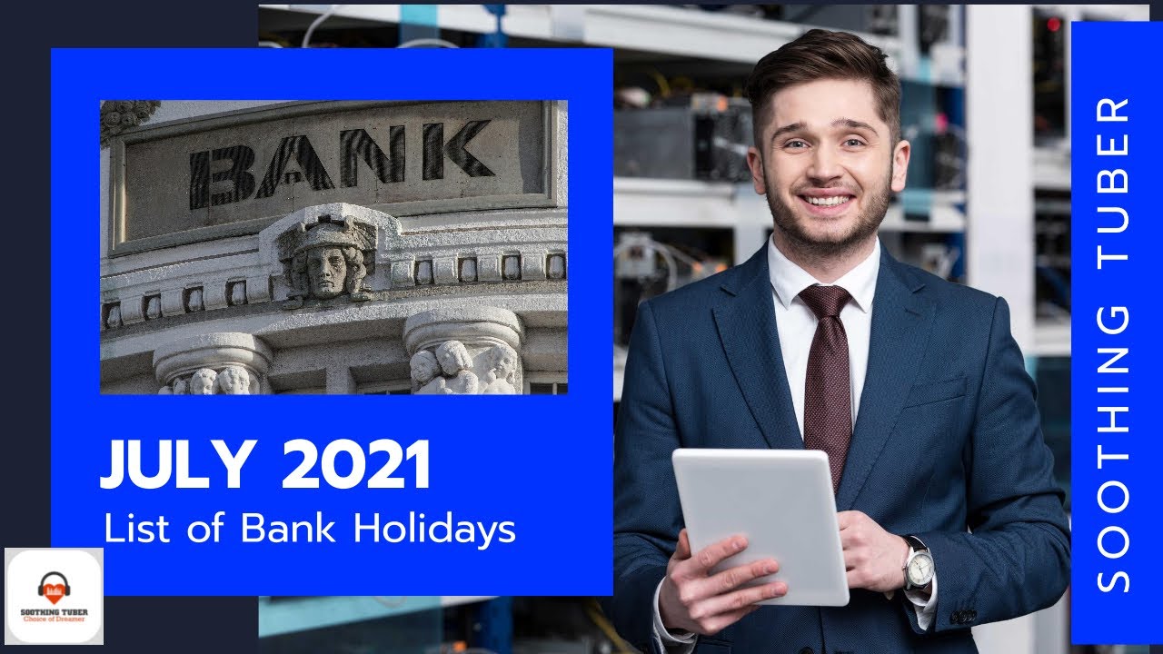 LIST OF BANK HOLIDAY IN JULY 2021 | BANK HOLIDAY IN JULY 2021 IN INDIA AS PER RBI