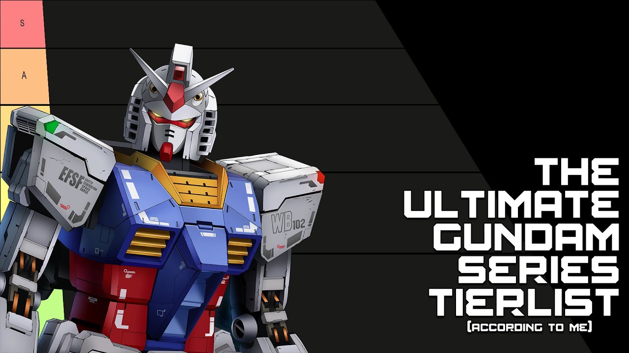 THE ULTIMATE GUNDAM SERIES TIER LIST (according to me)