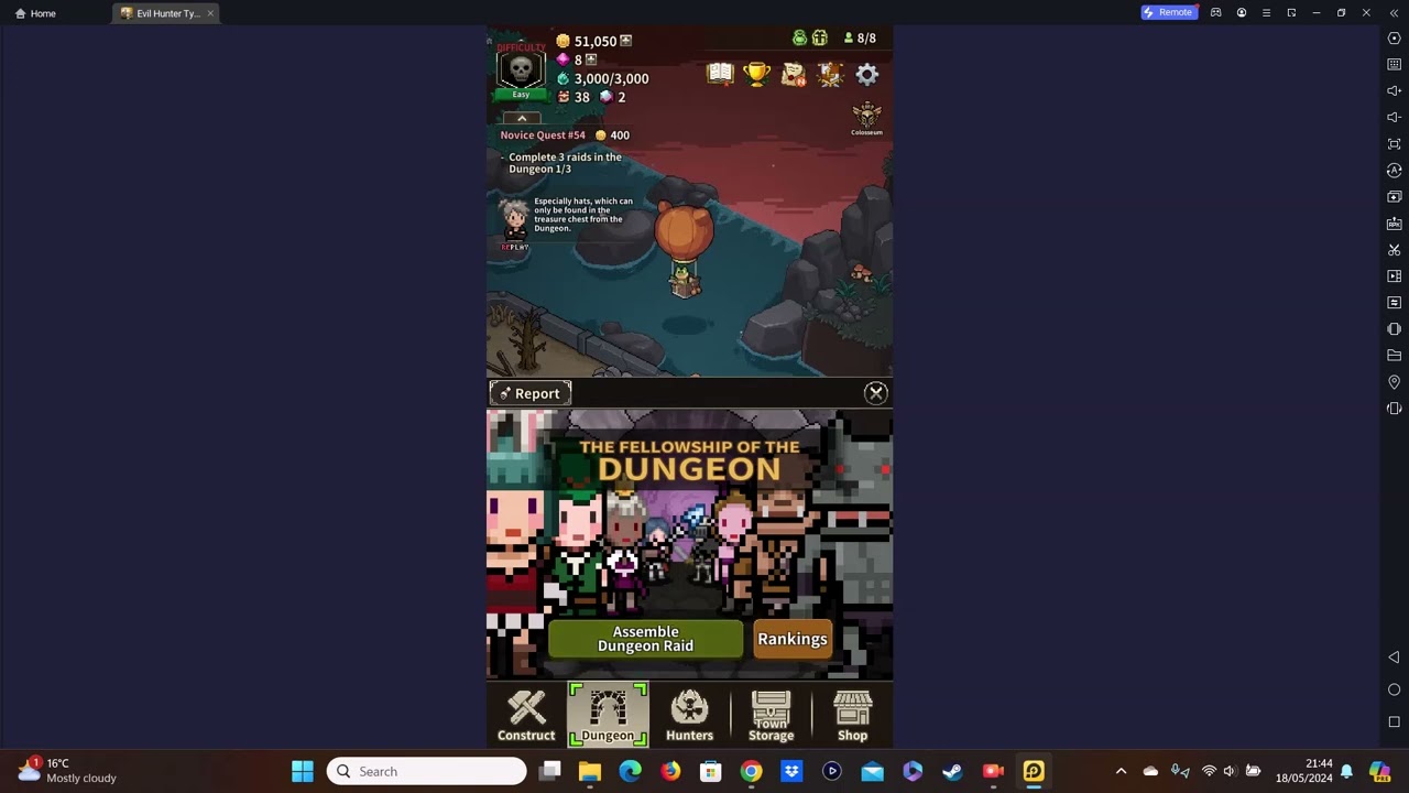 Evil Hunter Tycoon: Working hard 