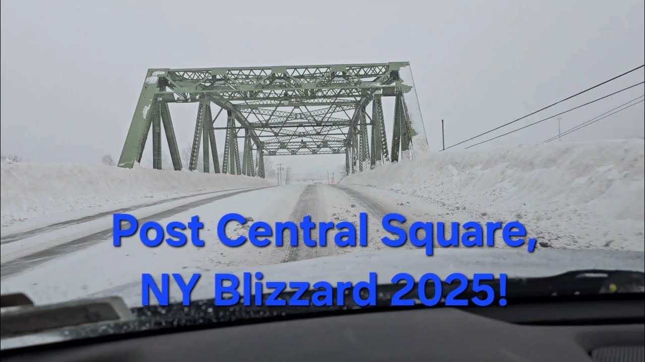 Post Snow Storm Drive Through The Neighborhood 2/15/25.