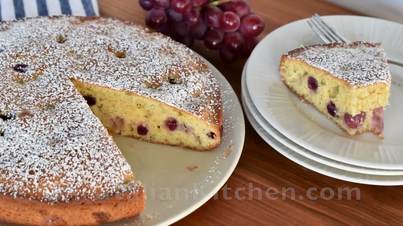Italian Grape Cake | Fresh Grape Cake