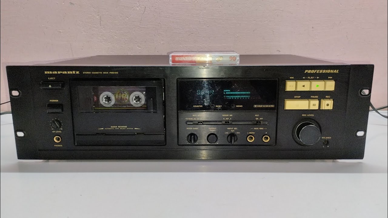 Marantz PMD 502 Stereo Cassette Deck test