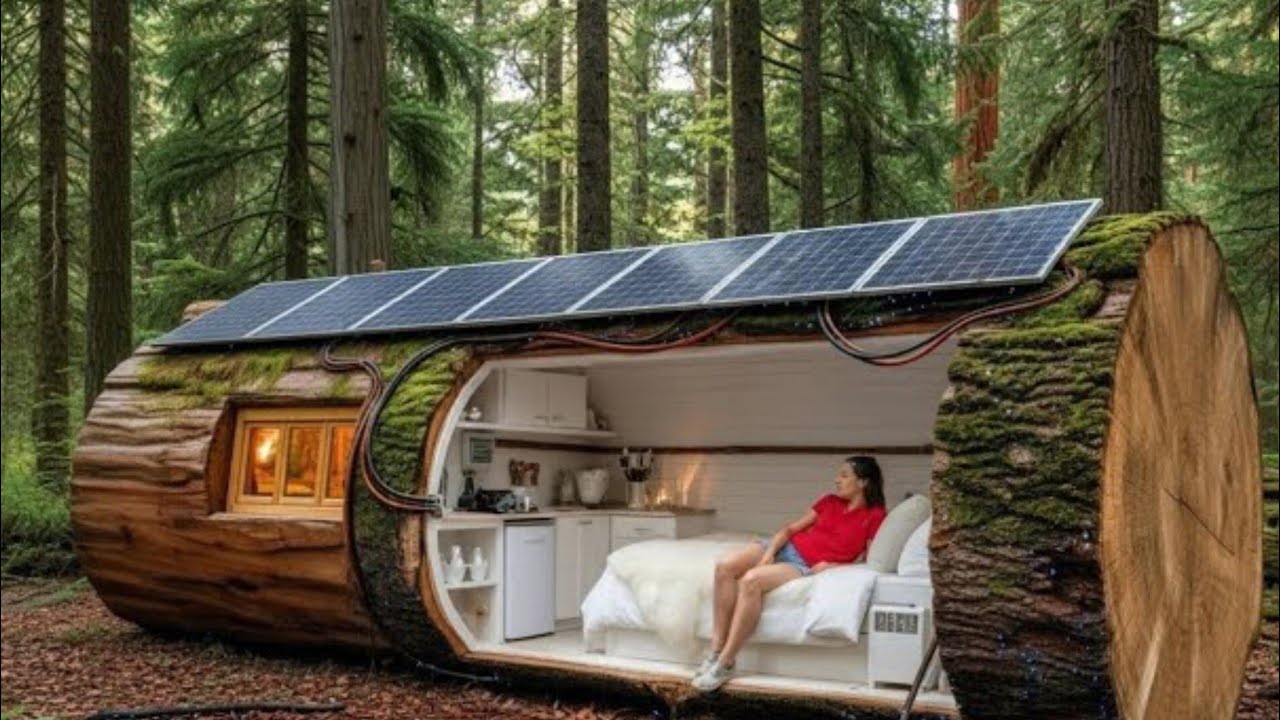 Alone in the Forest — Building a Hidden Luxury Tree Shelter