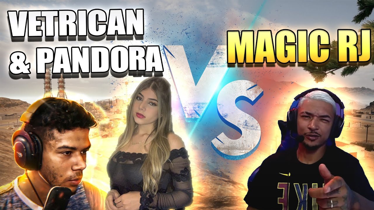 VETRICAN E PANDORA ENCONTRA O MAGIC RJ NO PUBG MOBILE