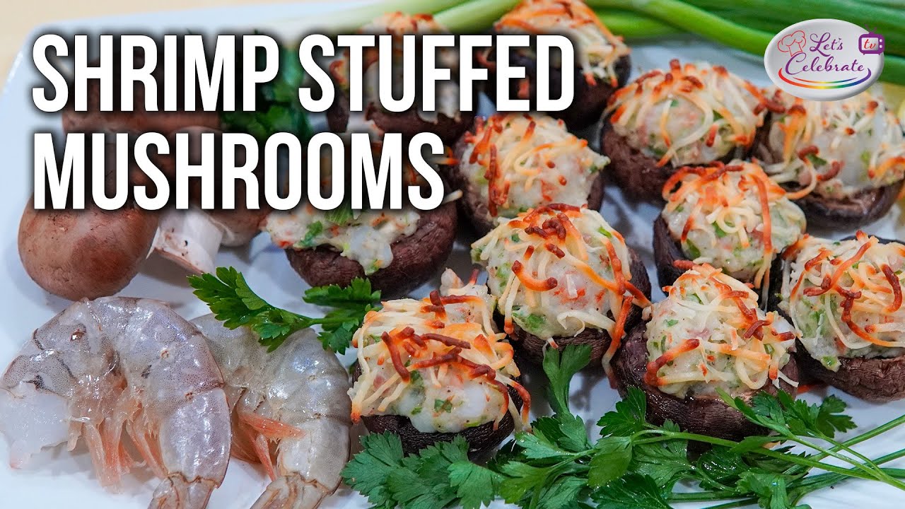 How to Make the Best Shrimp Stuffed Mushrooms - A One Bite Appetizer