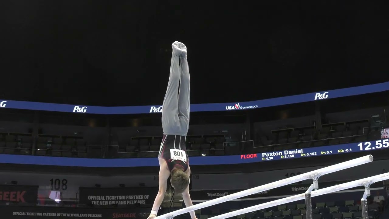 Quentin Bellemin  - Parallel Bars -  2025 Xfinity U.S. Championships  - Junior Men Day 2