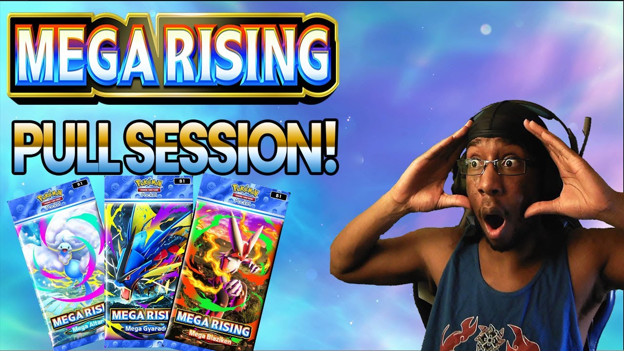 Открытие набора Mega Rising ¦ Карманные пуллы Pokémon TCG