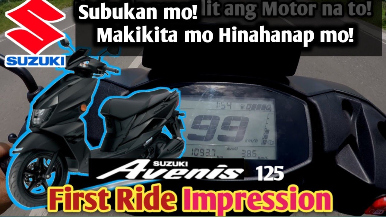 Di ko Inakala! New Suzuki Avenis125 , First Ride Impression , CRISRIDE MOTOVLOG
