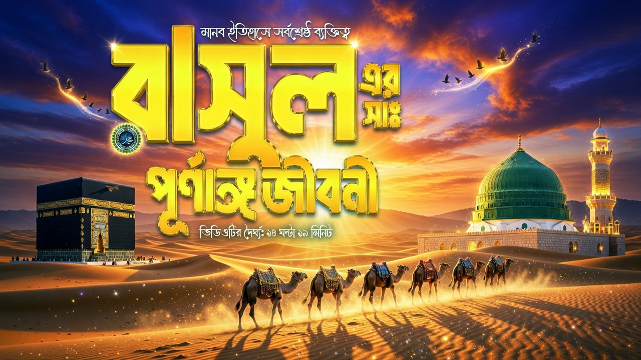 হযরত মুহাম্মদ সাঃ এর জীবনী | Nobijir Jibon Kahini | Biography of Prophet Hazrat Muhammad