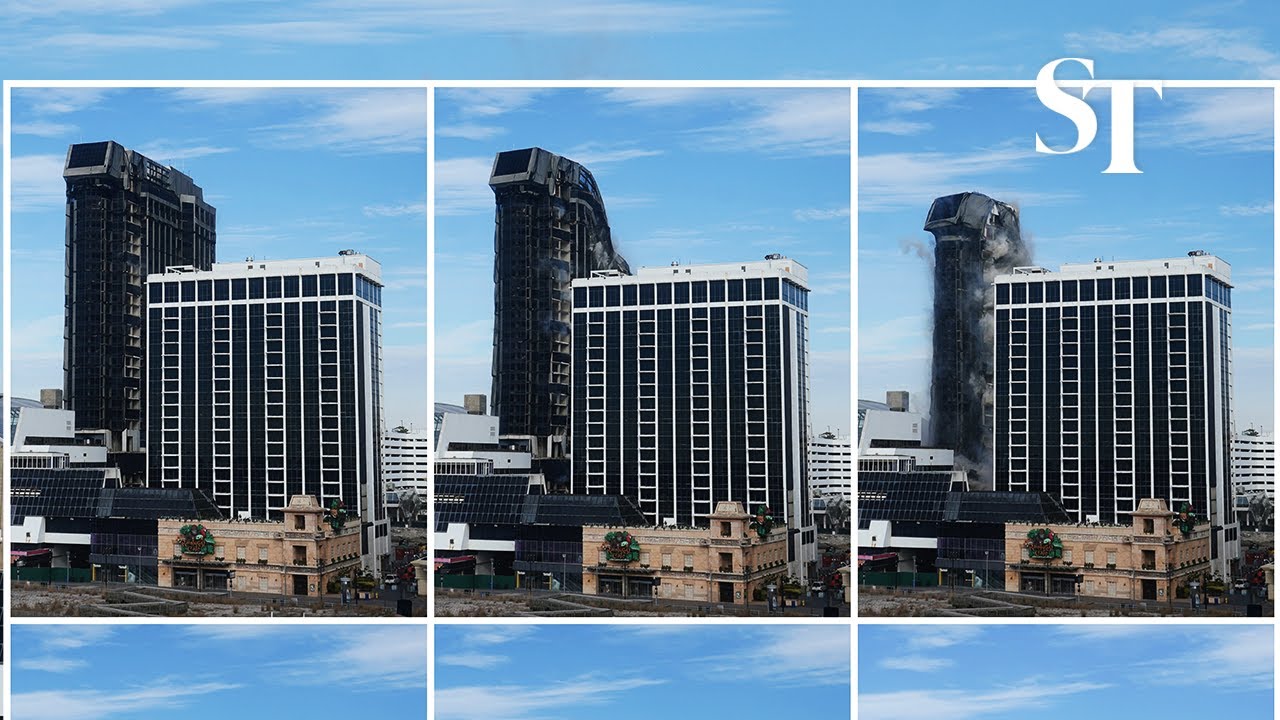 Trump casino demolished in Atlantic City
