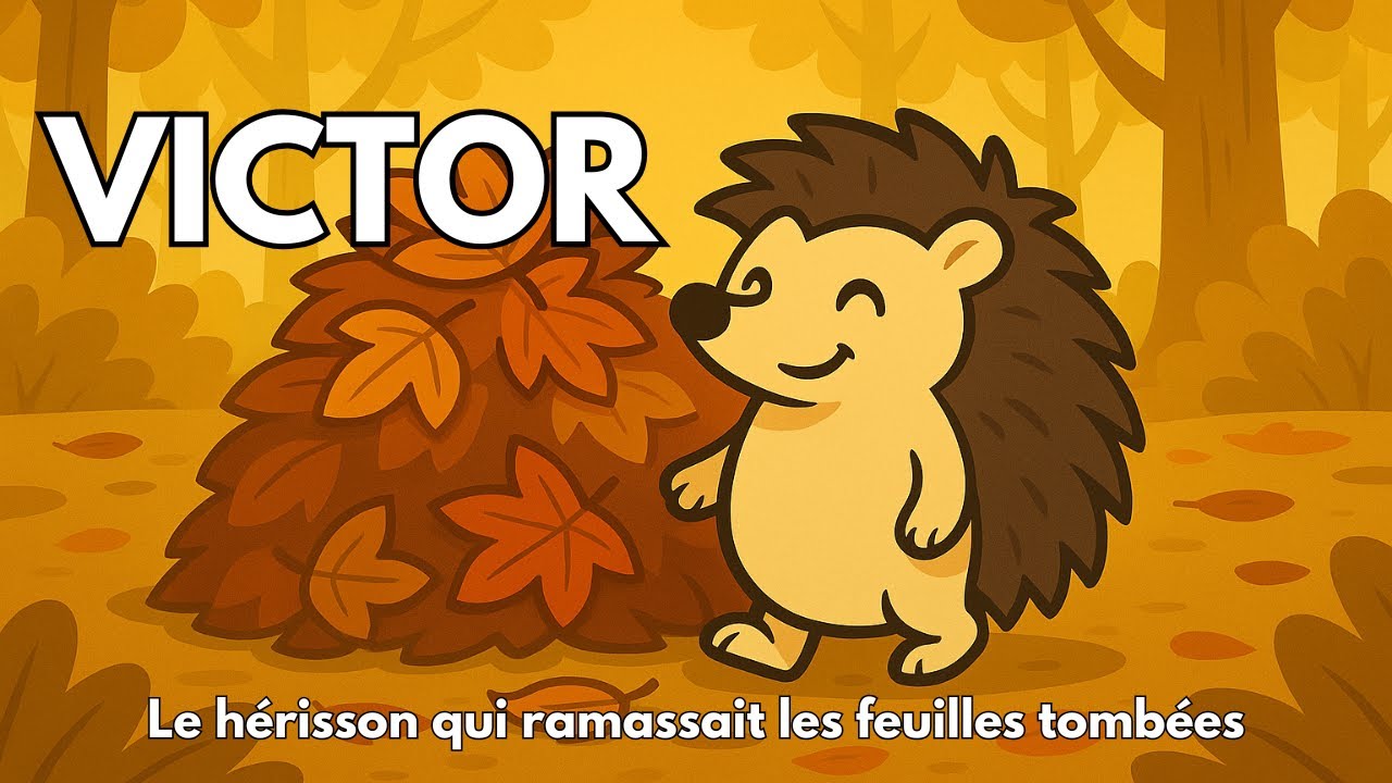 Victor, le hérisson qui ramassait les feuilles tombées 🦔🍂| Histoire pour enfants