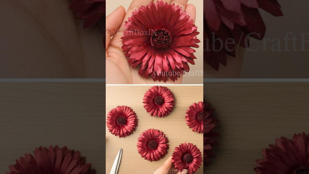 Easy handmade flower tutorial for beginners 🌸 