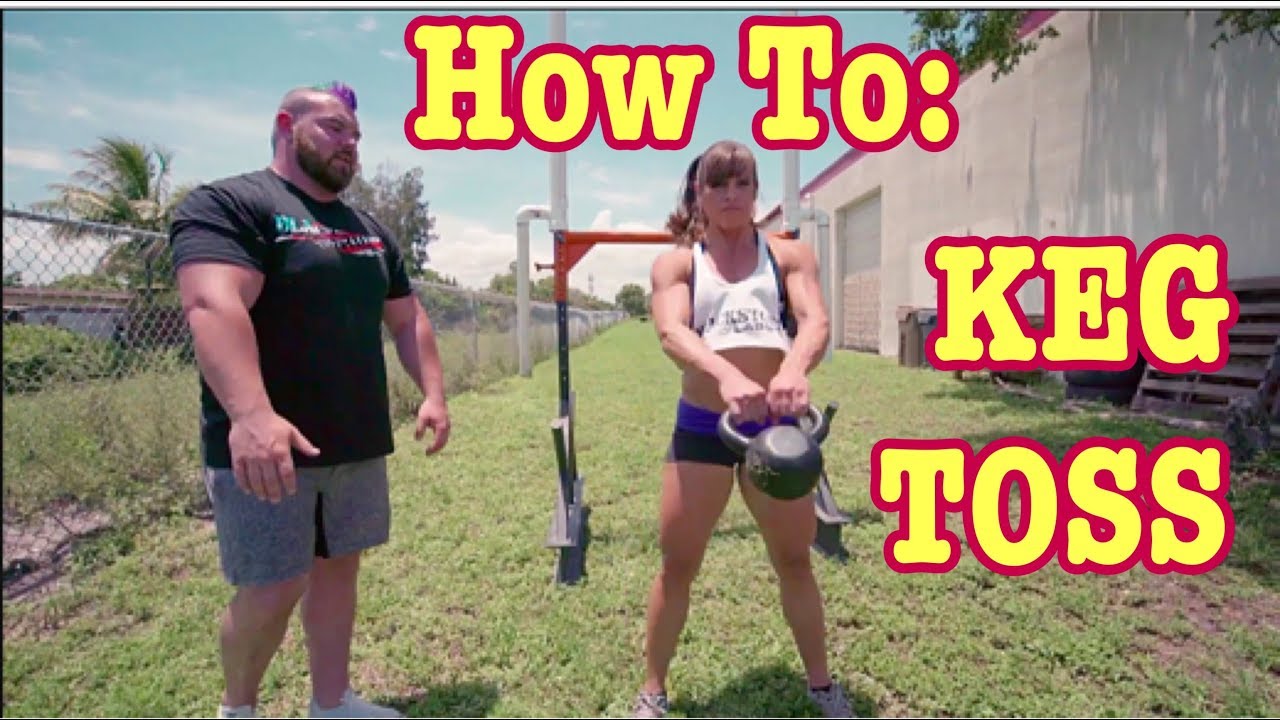HOW TO Do a Keg Toss - STRONGMAN TRAINING with Rob Kearney & Blackstone labs