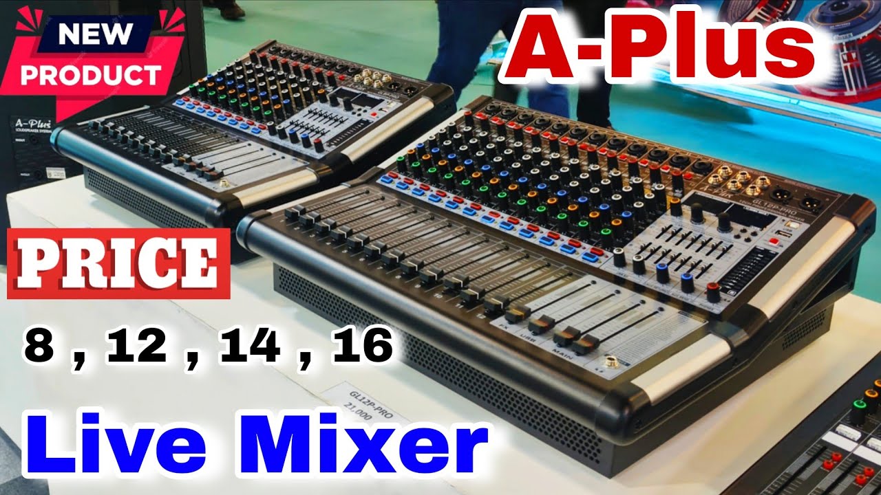 A plus Premium Quality Live Console Review And Price | A plus 8Channel To 16Channel Live Mixer
