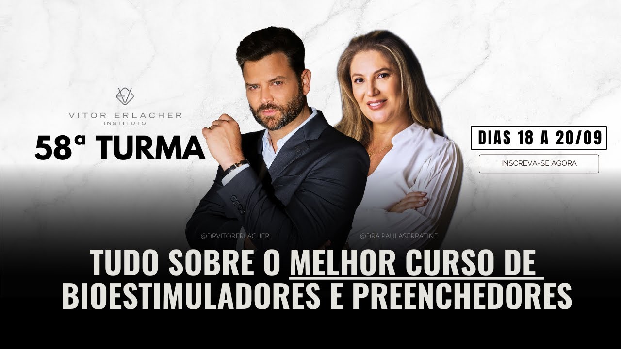 Curso Master Preenchimento e bioestimuladores | Dr Vitor Erlacher