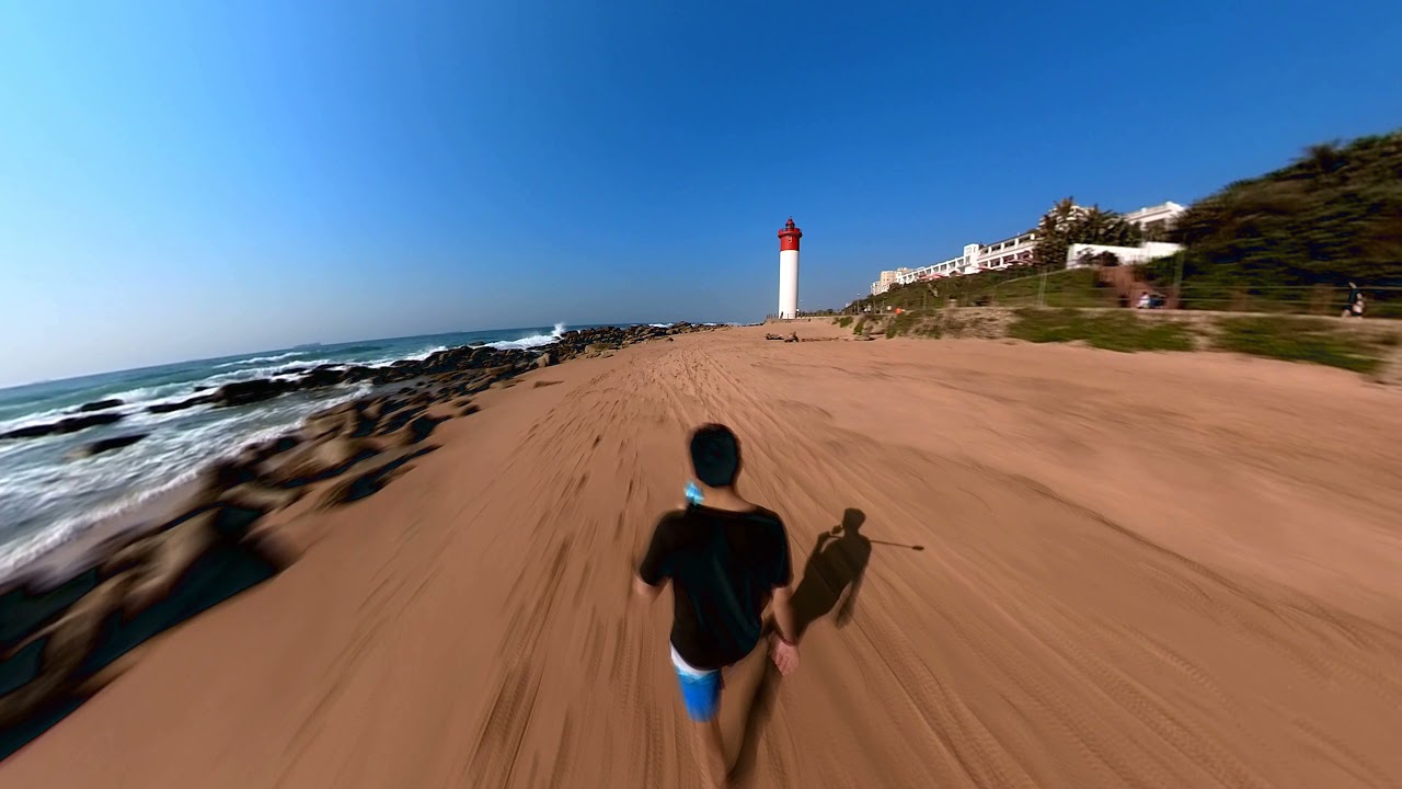 Beach Walk HyperLapse (Umhlanga Durban) (4K)