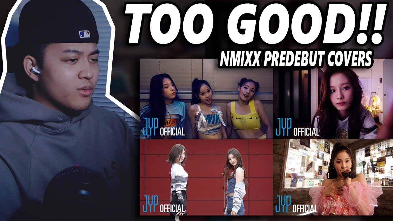 REACTING TO PREDEBUT NMIXX COVERS - 'Que Calor' + 'Full Moon' + 'Graveyard' + 'My Oh My'