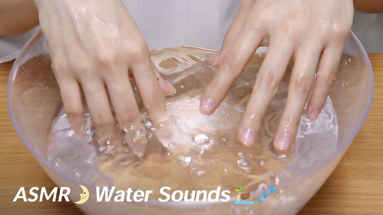 [Japanese ASMR] Water Sounds / 水をちゃぷちゃぷする音