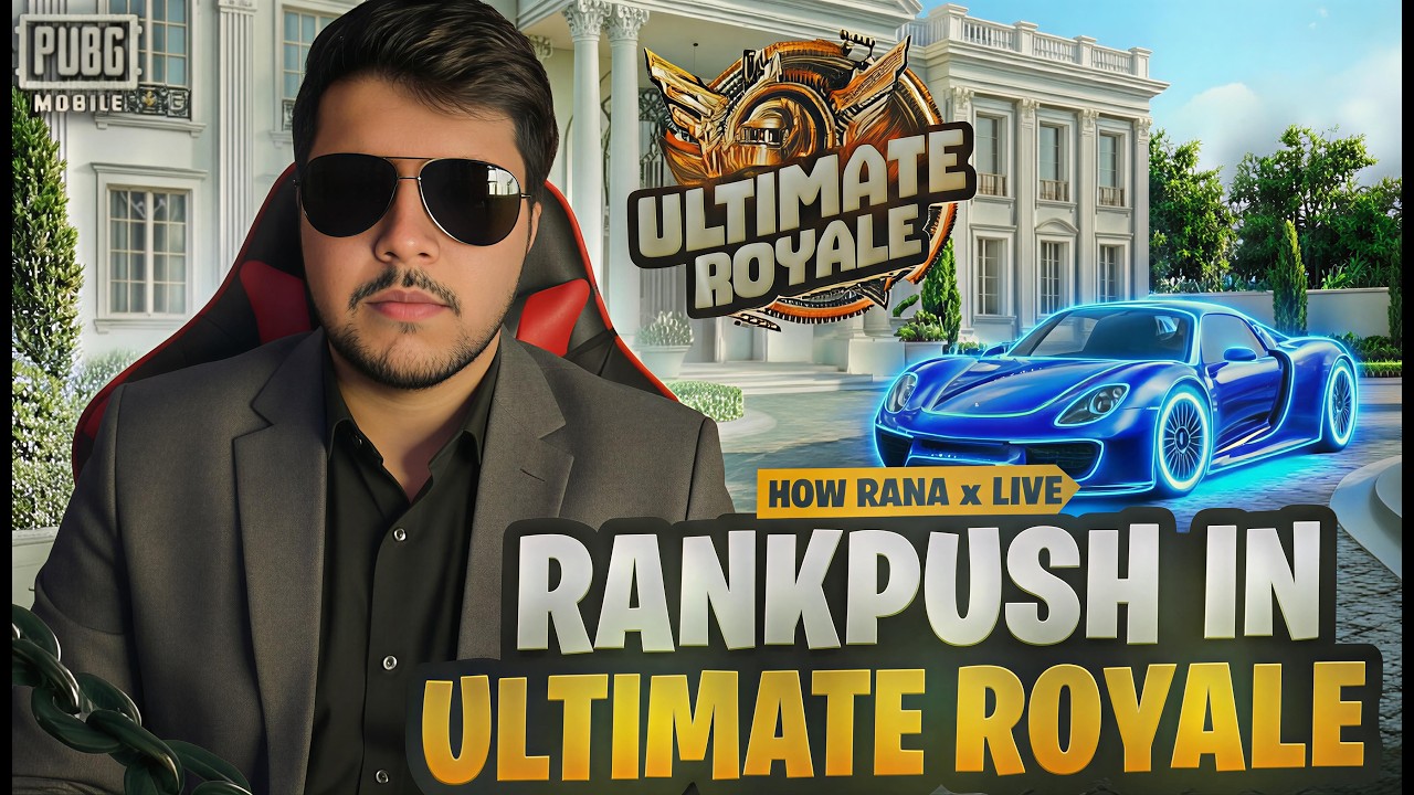 Lets Go for Top 1 Helping Top 1 Player | PUBG Mobile | HOW RANA x LIVE