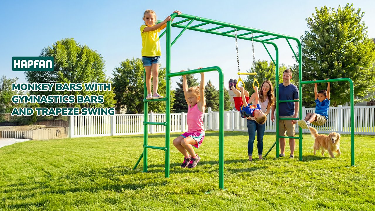 Hapfan Monkey Bars Set Assembly