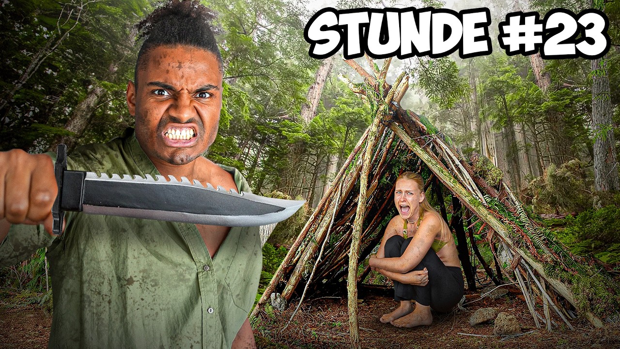 24h ALLEINE in der WILDNIS &uuml;berleben!😱 (Theresa vs Wild)