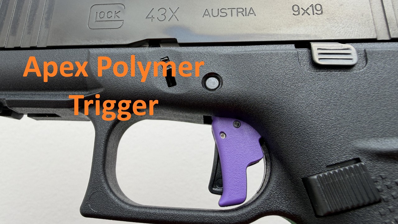Installing the APEX POLYMER TRIGGER for Glock Slim Frame (43X, 48)