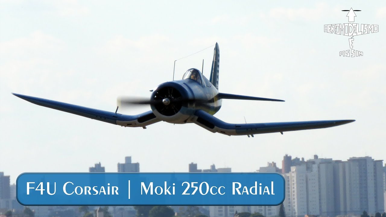 Huge F4U Corsair by CARF w/ Moki 250cc radial