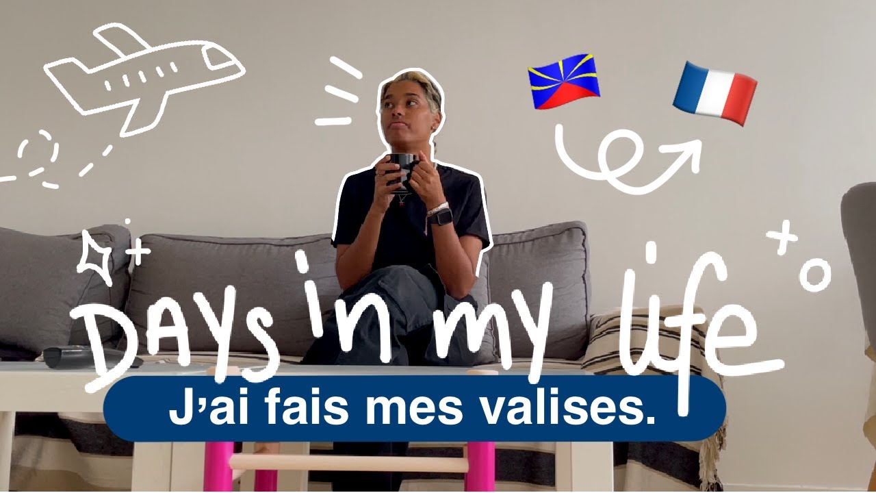 je quitte La Réunion  🇷🇪 days in my life (vlog) // préparation, solo date 🛫👋
