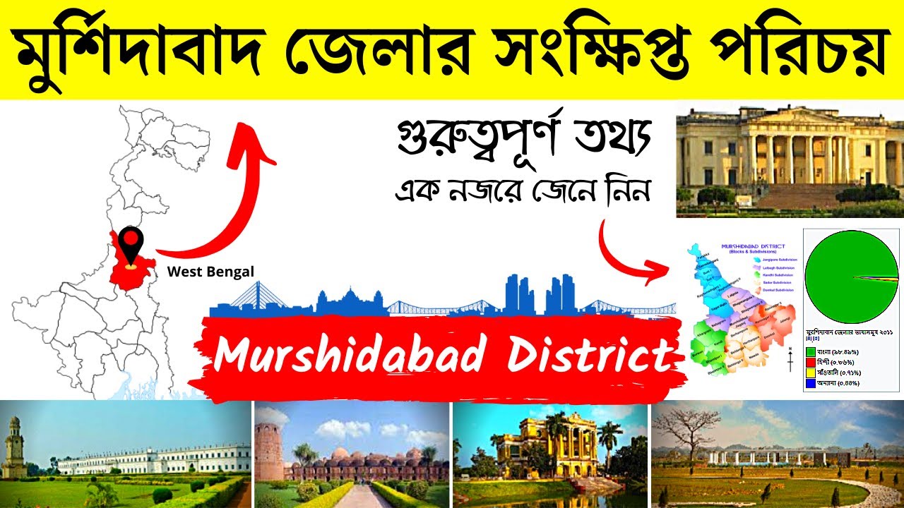 মুর্শিদাবাদ জেলার সংক্ষিপ্ত পরিচয় | About Murshidabad District in Bengali | Bengal knowledge 24