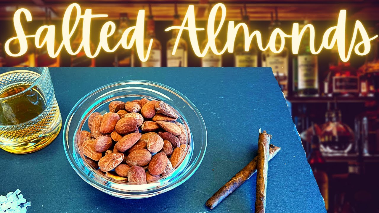 Smoked salted Almonds, Whiskey infused