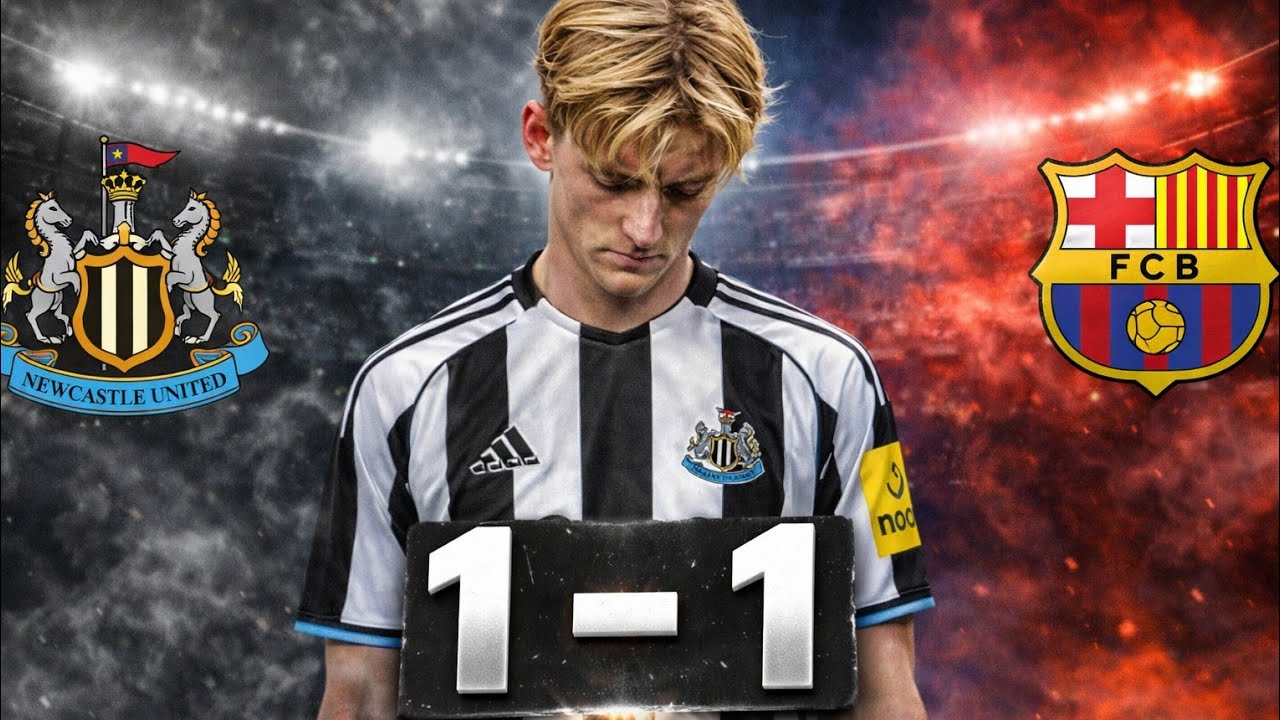 Debrief Newcastle 1-1 FCBarcelone.Déception pour Newcastle.Miracle de Olmo.#football @FCBarcelona