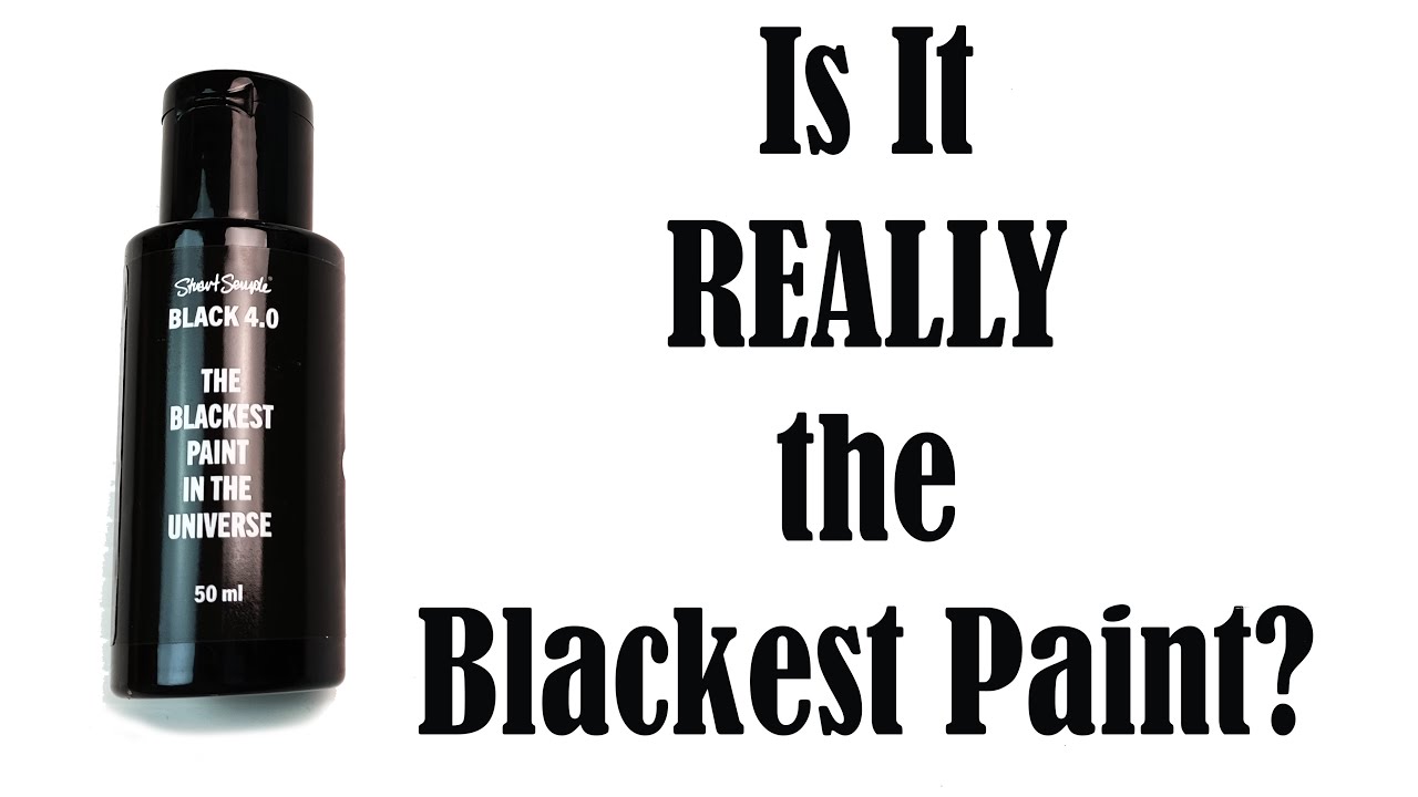 Black 4.0 Review - Is It REALLY Blackest Paint in The Universe?