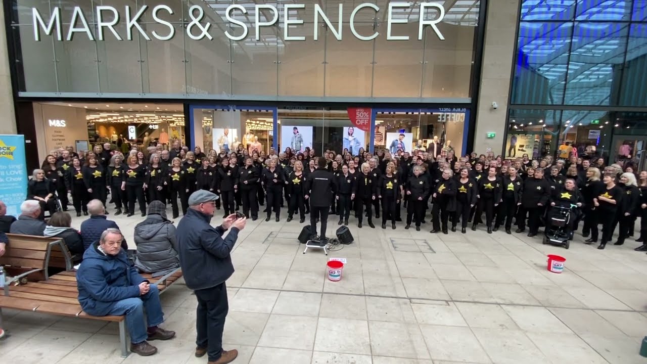 I Wanna Dance With Somebody - Danny's Rock Choirs, Busking for Comic Relief 10/03/2024