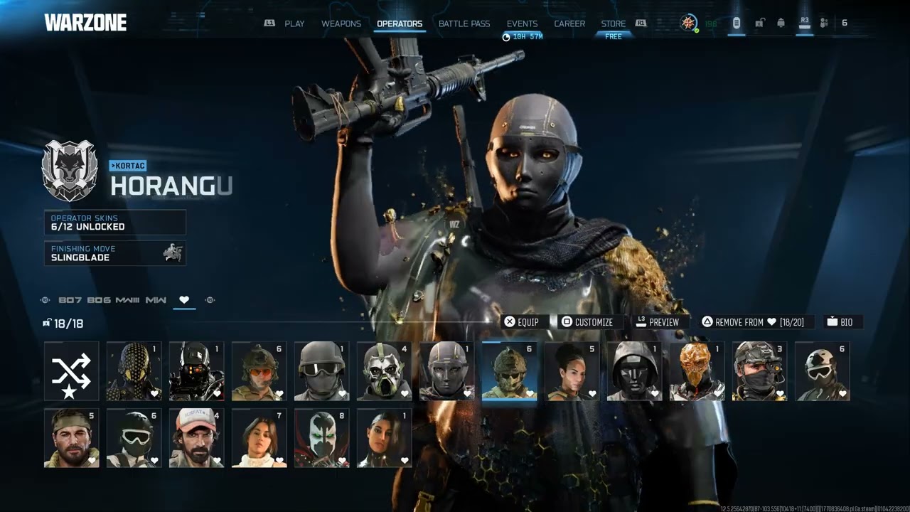 Warzone 1 Account OG + all camo master+ blackcells + MW2 Iridisent skin