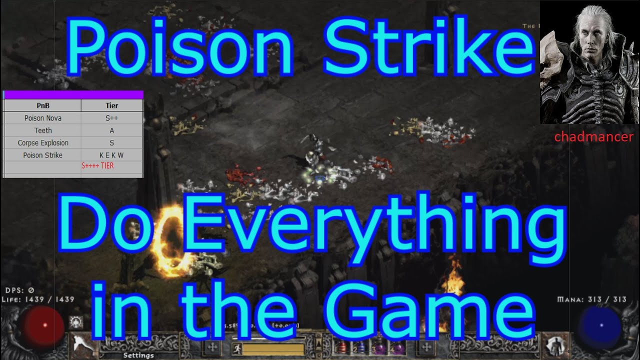 Project Diablo 2 - Poison Strike - Dclone, Mapper, Build and Playstyle