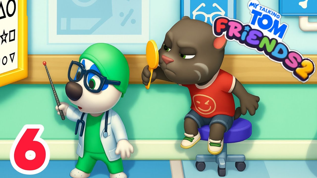 Tom's Eye Test Gone Wrong! My Talking Friends 2 Gameplay Walkthrough Part 6