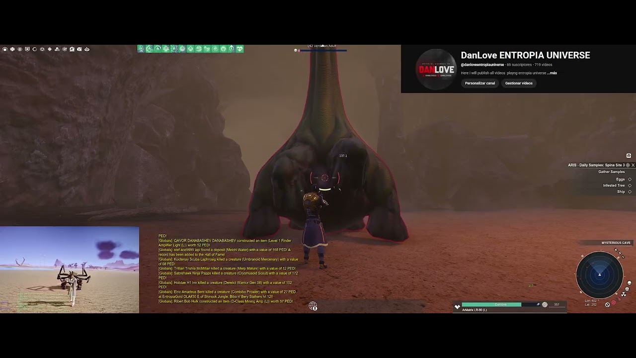 Entropia Universe  ARIS PLANET  CAVE Verderon