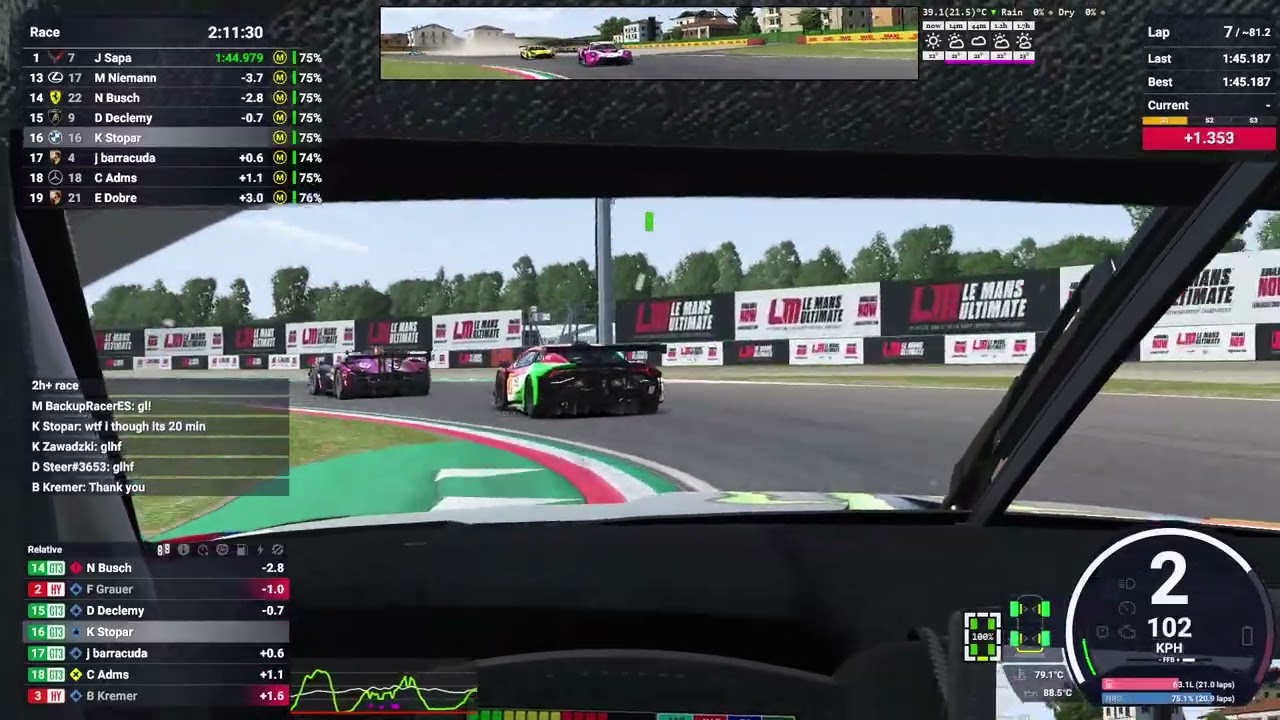 LMU - 2,4h Imola - FULL RACE 21.2.26
