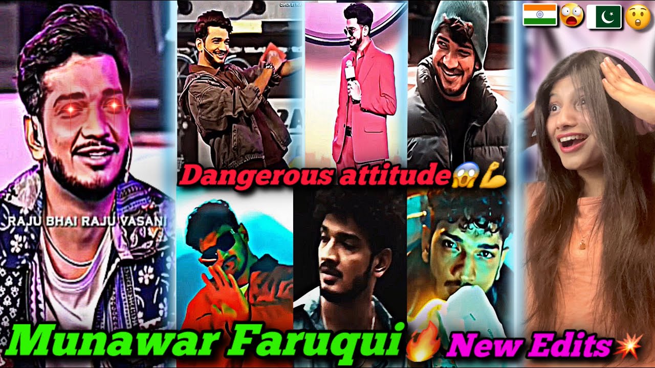 Reaction on Munawar Faruqui Dark Edits 😈🔥 | hafta vasooli Banned 😱