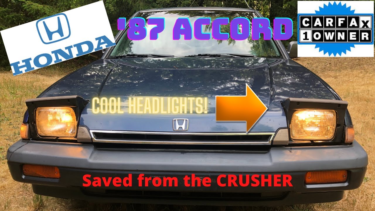 Sweet 3rd Generation 1987 Honda Accord LX. One owner since new!