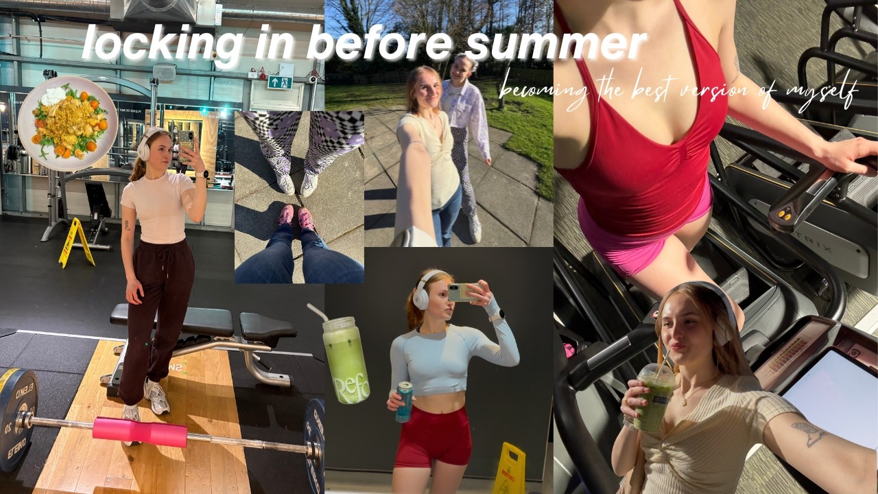 LOCKING IN VLOG | a productive week getting to where I want to be before summer starts