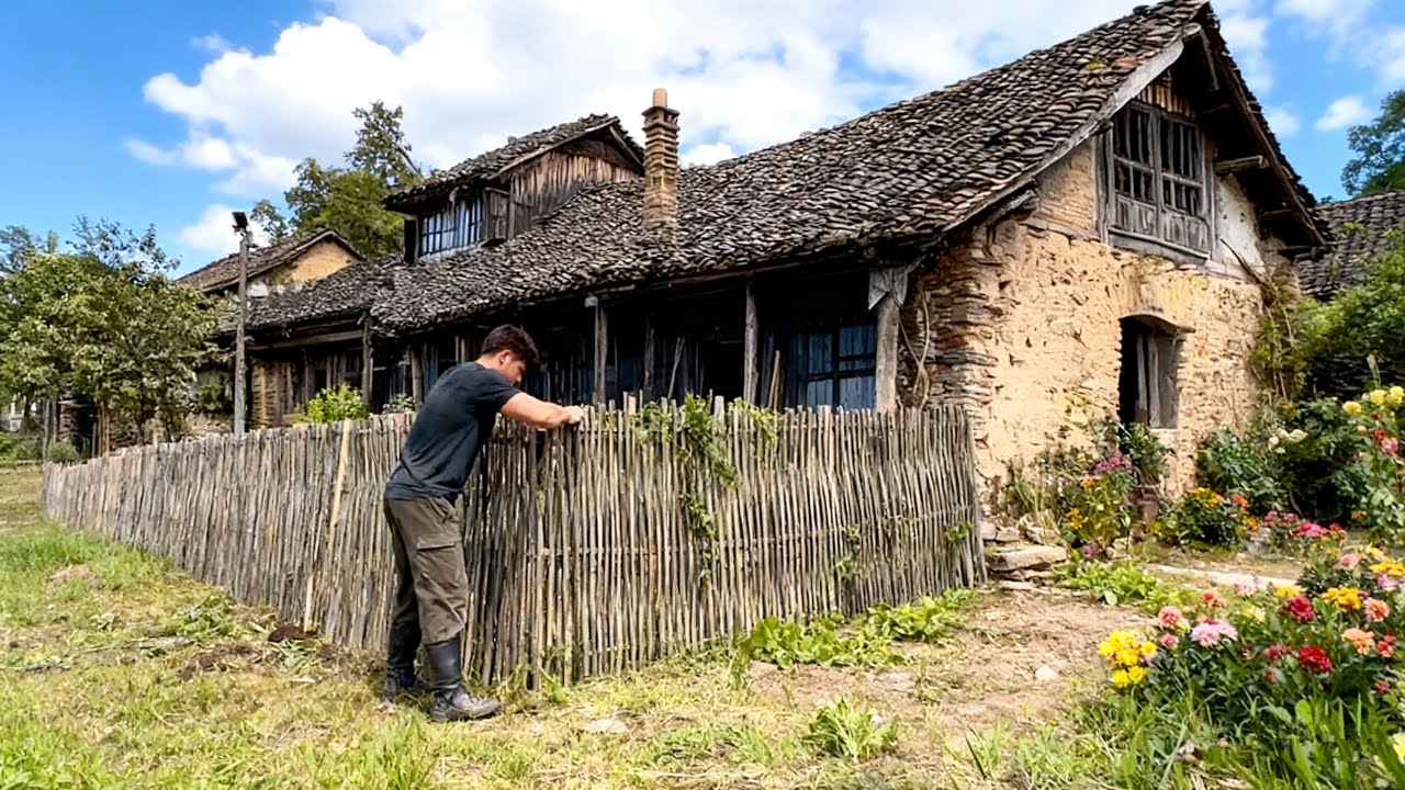 🏠Возвращаюсь к бабушке, чтобы отремонтировать старый дом после пожара #дом #ремонт #строительство