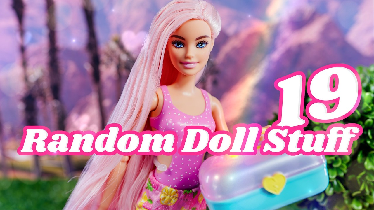 Barbie Pop Reveal, LoL Swap, Cleo Faboolous Pets & DIY | Random Doll Stuff 19