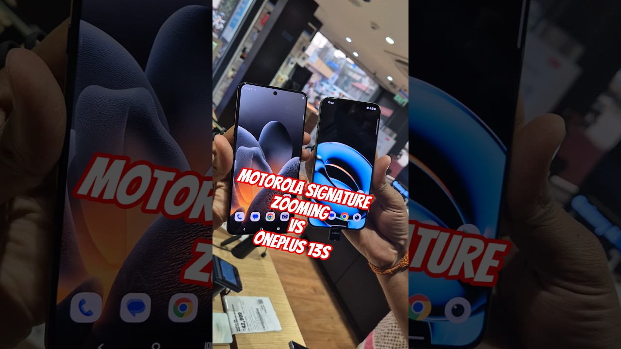 Motorola Signature vs Oneplus13s 