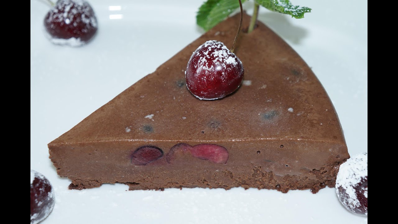 MARQUISE GLACÉE AUX CERISES FACILE ET RAPIDE